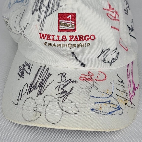 Wells Fargo Championship PGA Autographed McIlroy Mickelson Johnson Fowler Signed - Picture 1 of 12
